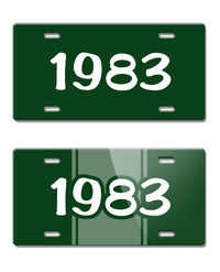 1983 Customizable - License Plate