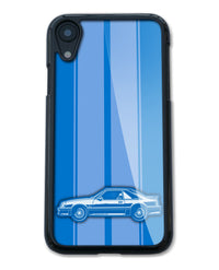 1987 Ford Mustang GT Hatchback Smartphone Case - Racing Stripes