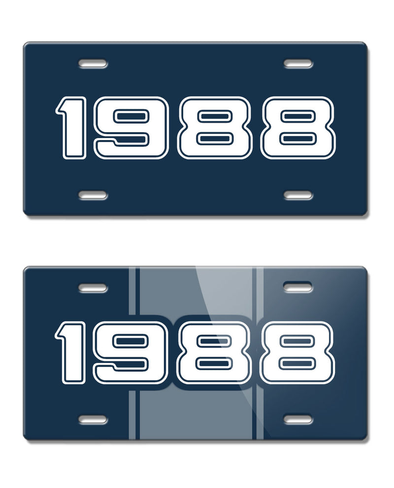 1988 Customizable - License Plate
