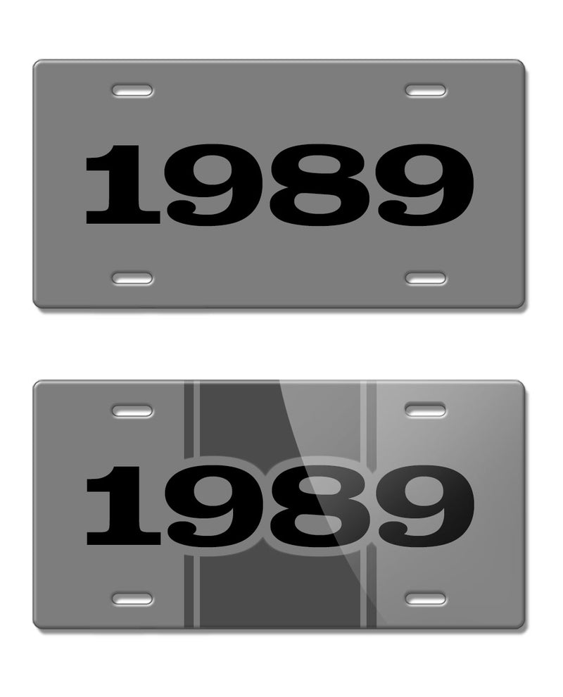 1989 Customizable - License Plate