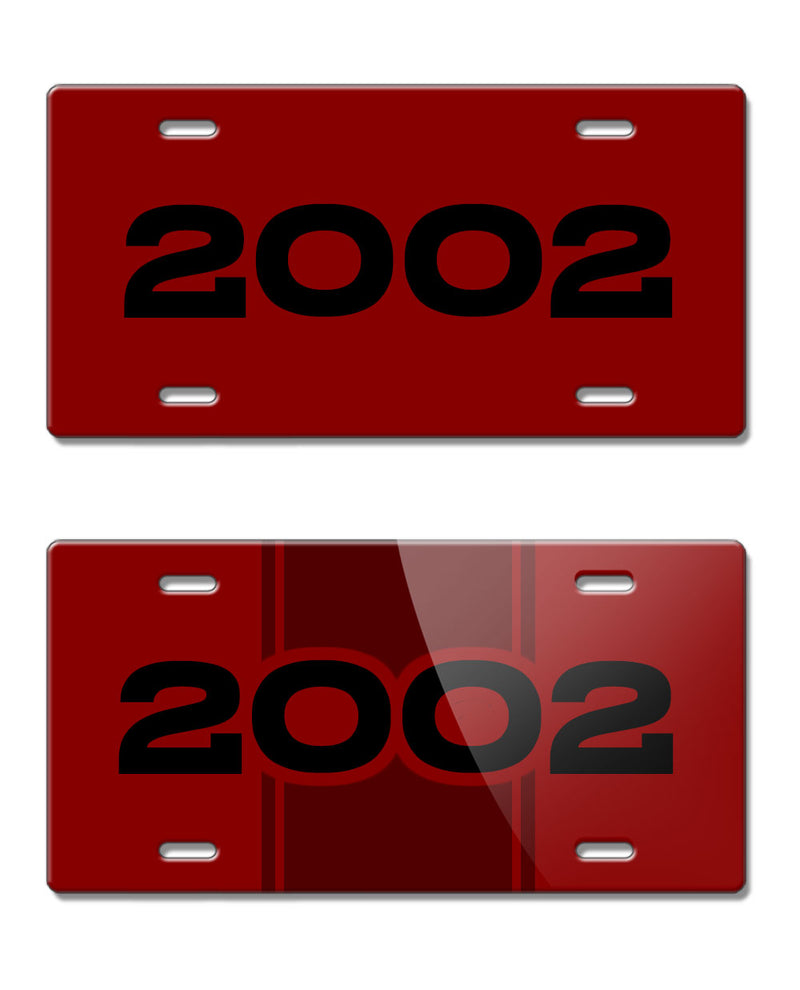 2002 Customizable - License Plate
