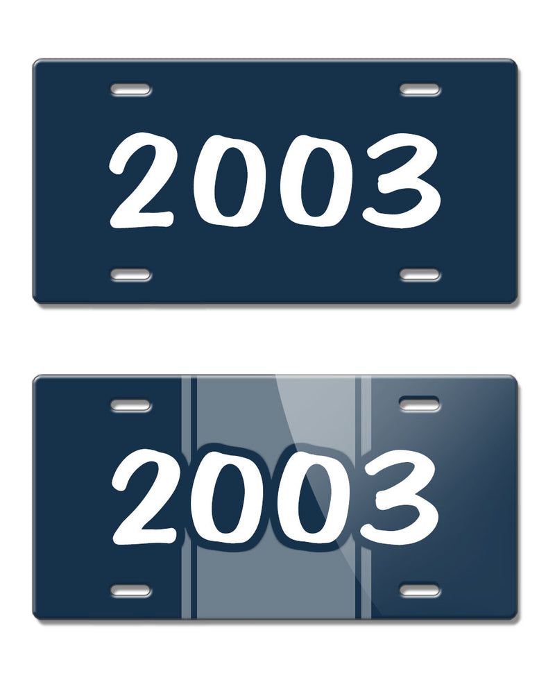 2003 Customizable - License Plate