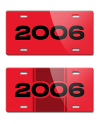 2006 Customizable - License Plate