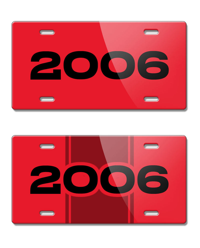 2006 Customizable - License Plate