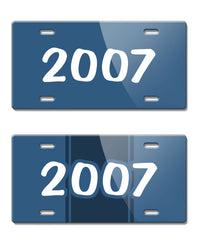 2007 Customizable - License Plate
