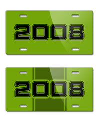 2008 Customizable - License Plate