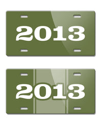 2013 Customizable - License Plate