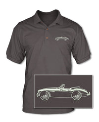 Austin Healey 3000 MKIII Convertible Adult Pique Polo Shirt - Side View