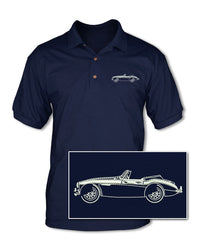 Austin Healey 3000 MKIII Convertible Adult Pique Polo Shirt - Side View