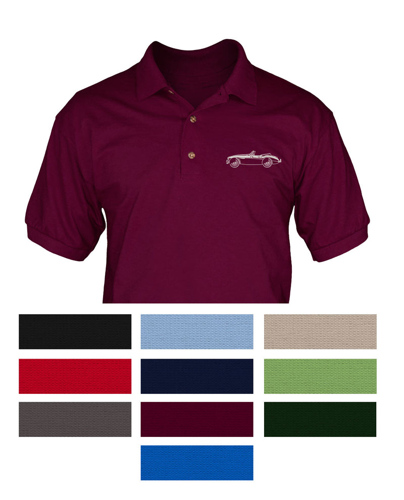 Austin Healey 3000 MKIII Convertible Adult Pique Polo Shirt - Side View