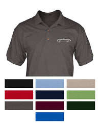 Austin Healey 3000 MKIII Roadster Adult Pique Polo Shirt - Side View