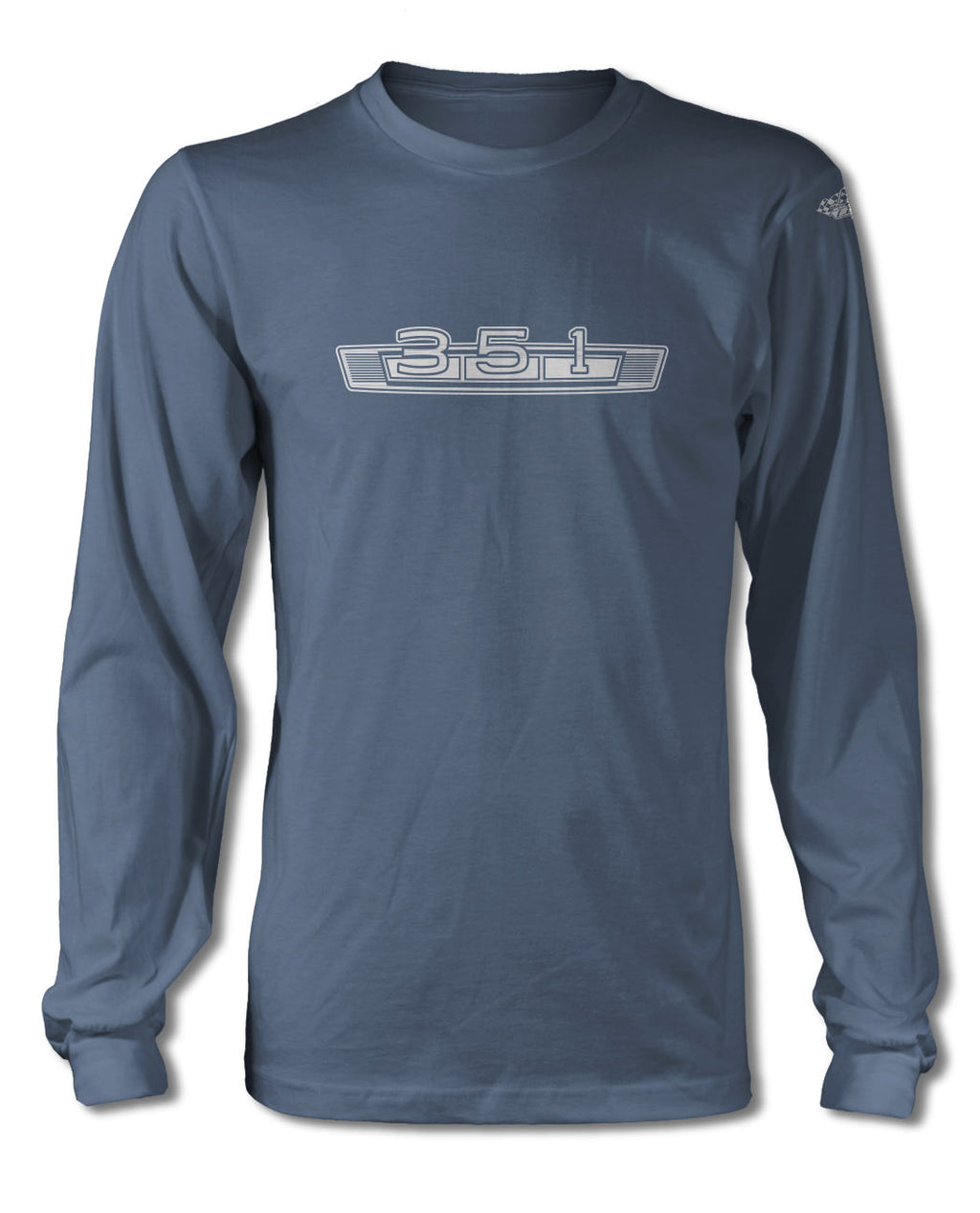 Ford 351 c.i. 1969 - 1977 Emblem T-Shirt - Long Sleeves - Emblem