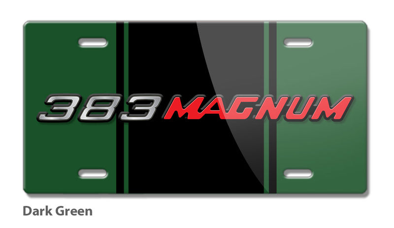 Dodge 383 Magnum Emblem Novelty License Plate