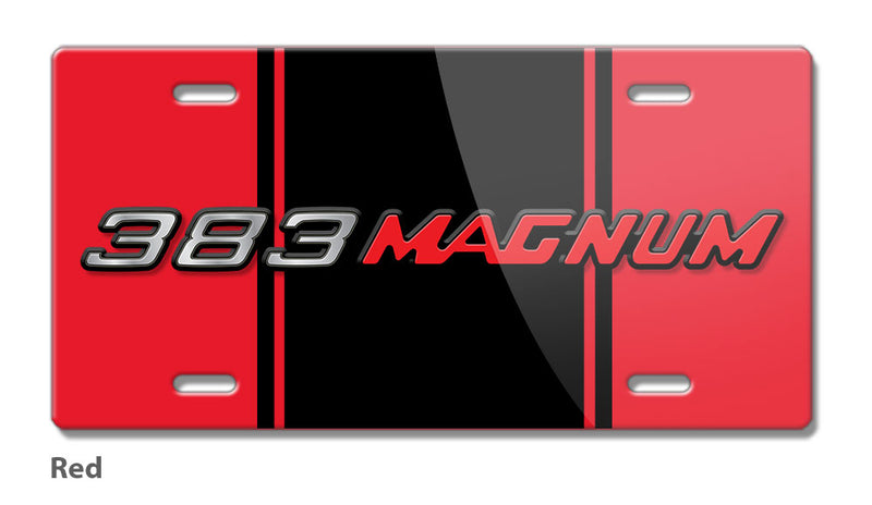 Dodge 383 Magnum Emblem Novelty License Plate