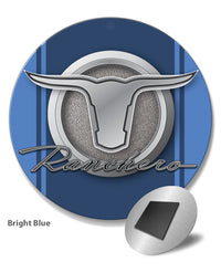 1960 - 1963 Ford Ranchero Emblem Round Fridge Magnet