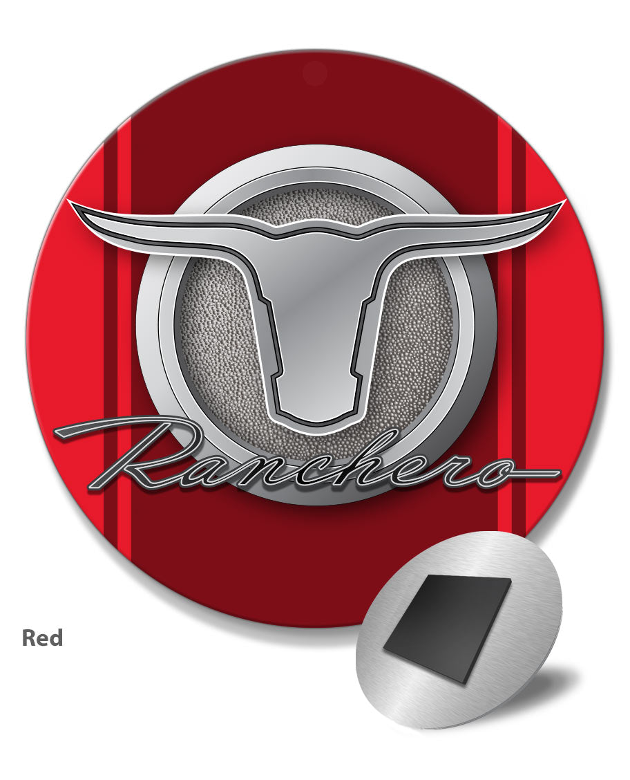 1965 Ranchero Emblems 1960 - 1963 Ford Ranchero Emblem Round Fridge Magnet – Legend Lines