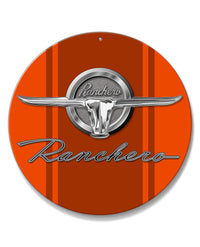 1964 - 1965 Ford Ranchero Emblem Round Aluminum Sign