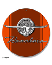 1964 - 1965 Ford Ranchero Emblem Round Aluminum Sign