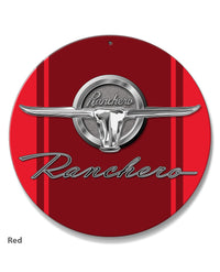 1964 - 1965 Ford Ranchero Emblem Round Aluminum Sign