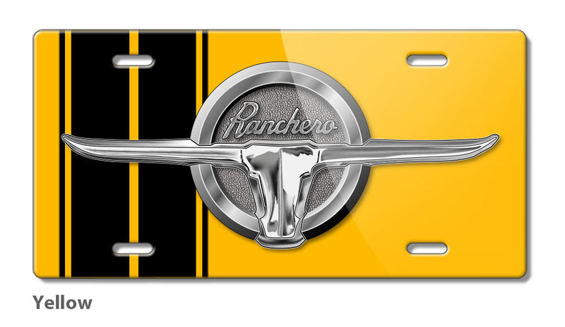 1964 - 1965 Ford Ranchero Bull Emblem Novelty License Plate