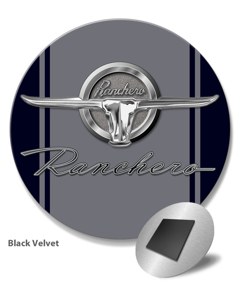 1964 - 1965 Ford Ranchero Emblem Round Fridge Magnet