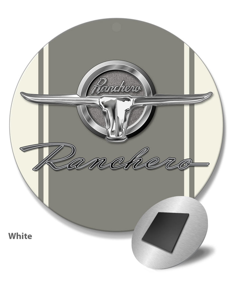 1964 - 1965 Ford Ranchero Emblem Round Fridge Magnet