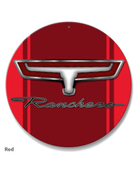 1966 - 1967 Ford Ranchero Emblem Round Aluminum Sign