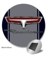 1966 - 1967 Ford Ranchero Emblem Round Fridge Magnet