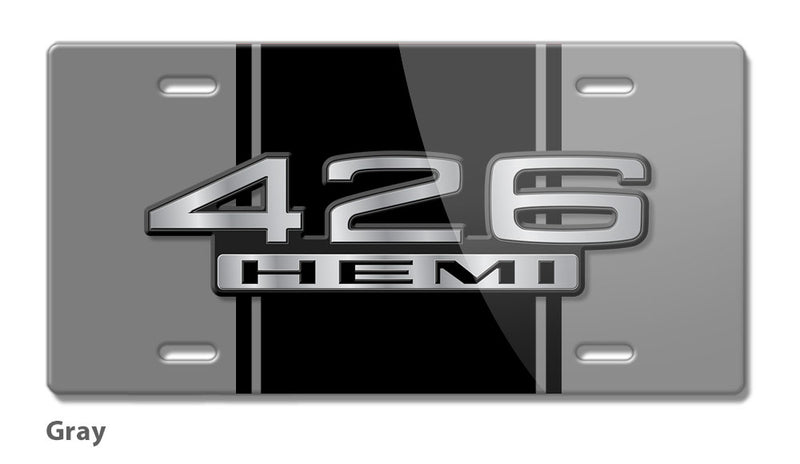 Dodge HEMI 426 1967 - 1968 Emblem Novelty License Plate