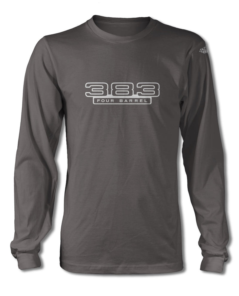 Dodge 383 4 Barrel 1967 - 1968 Emblem T-Shirt - Long Sleeves - Emblem