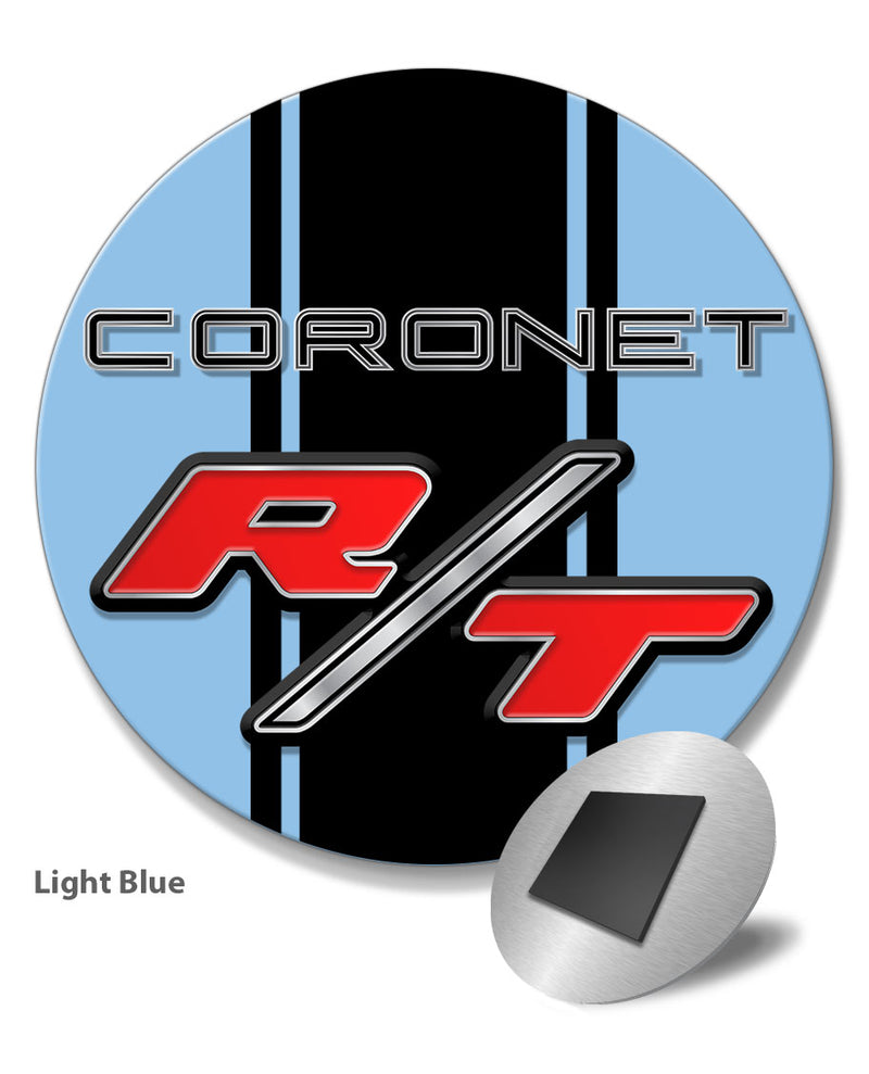 Dodge Coronet RT 1967 - 1968 Emblem Novelty Round Fridge Magnet