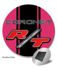 Dodge Coronet RT 1967 - 1968 Emblem Novelty Round Fridge Magnet