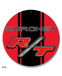 Dodge Coronet RT 1967 - 1968 Emblem Novelty Round Aluminum Sign