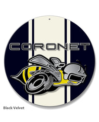 Dodge Coronet Super Bee 1968 Emblem Novelty Round Aluminum Sign