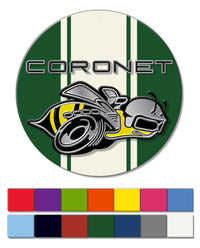 Dodge Coronet Super Bee 1968 Emblem Novelty Round Fridge Magnet
