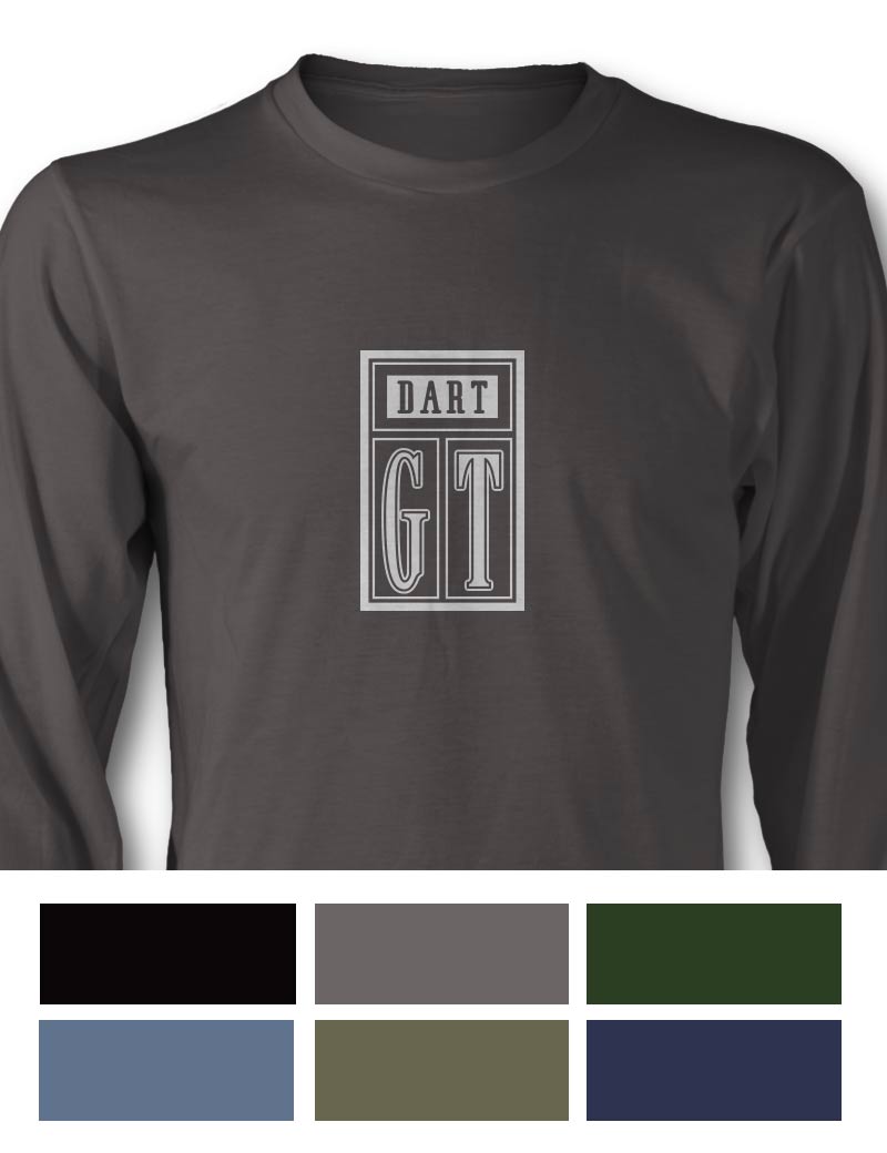 Dodge Dart GT 1967 Emblem T-Shirt - Long Sleeves - Emblem