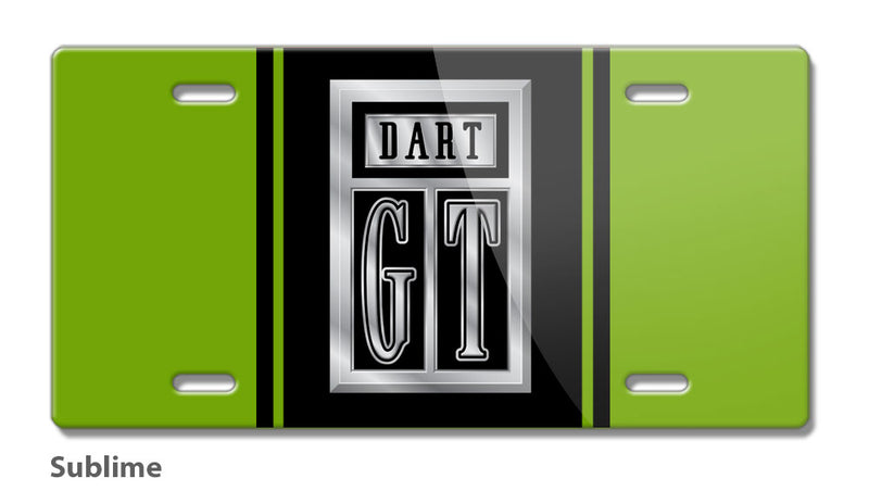 Dodge Dart GT 1967 Emblem Novelty License Plate