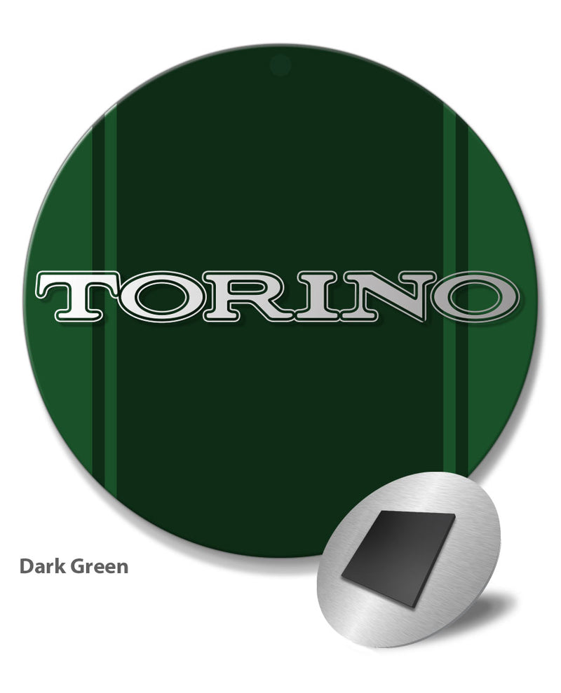 Ford Torino 1968 1970 Emblem Round Fridge Magnet