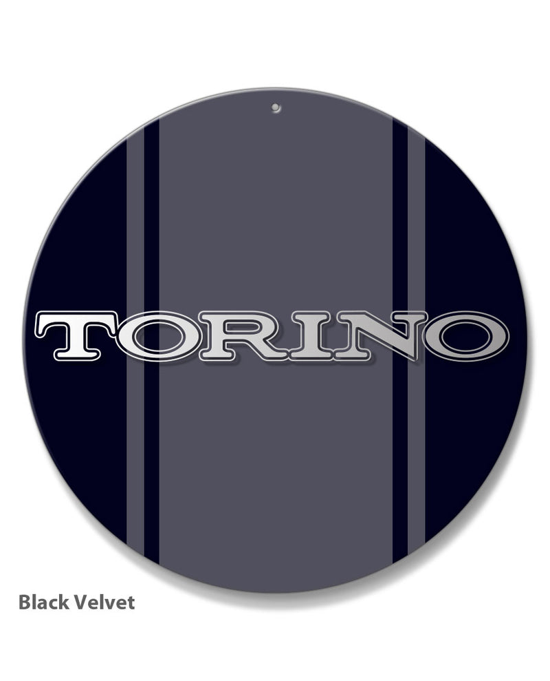 Ford Torino 1968 1970 Emblem Round Aluminum Sign