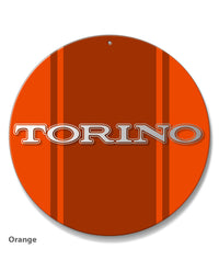 Ford Torino 1968 1970 Emblem Round Aluminum Sign