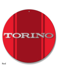 Ford Torino 1968 1970 Emblem Round Aluminum Sign