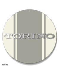 Ford Torino 1968 1970 Emblem Round Aluminum Sign