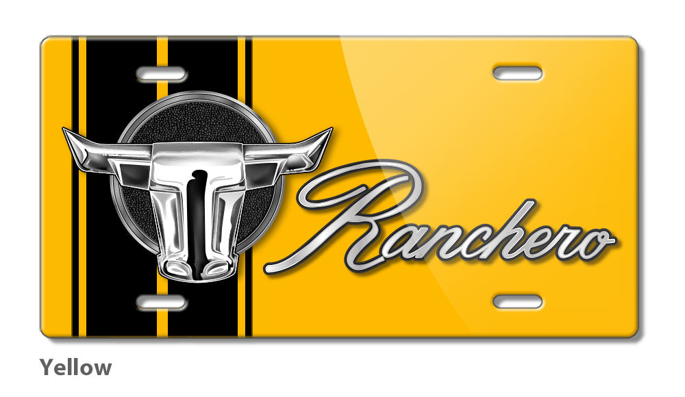 1968 - 1971 Ford Ranchero Emblem Novelty License Plate – Legend Lines