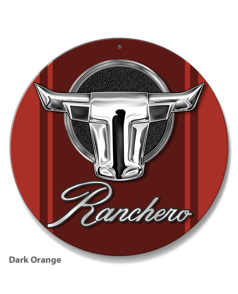 1968 - 1971 Ford Ranchero Emblem Round Aluminum Sign