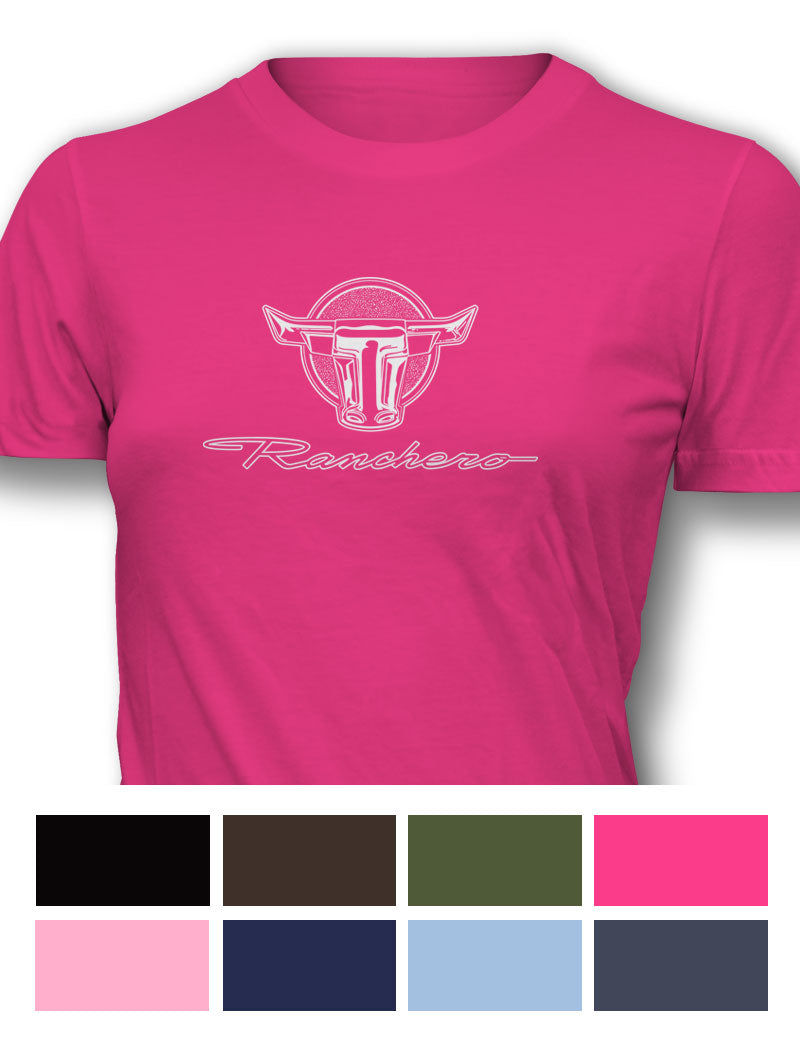 1968 - 1971 Ford Ranchero Emblem T-Shirt - Women - Emblem