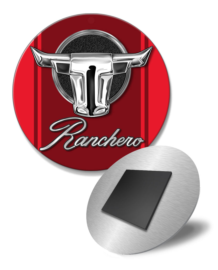 1968 - 1971 Ford Ranchero Emblem Round Fridge Magnet