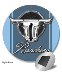 1968 - 1971 Ford Ranchero Emblem Round Fridge Magnet