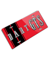 Dodge Dart GTS 1968 Emblem Novelty License Plate