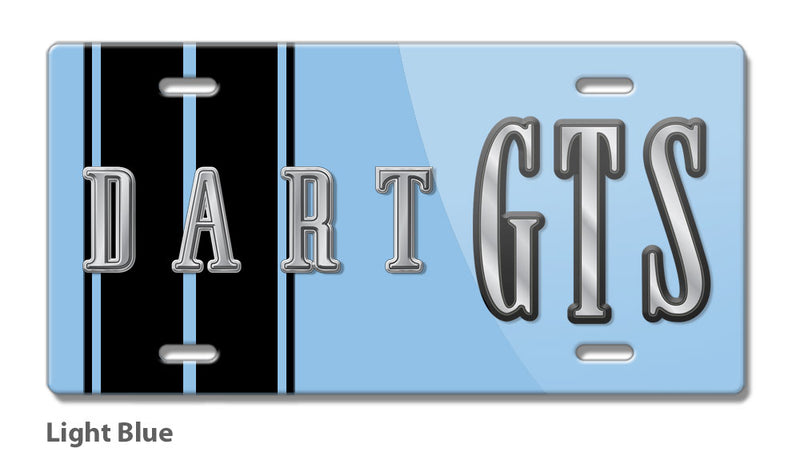 Dodge Dart GTS 1968 Emblem Novelty License Plate