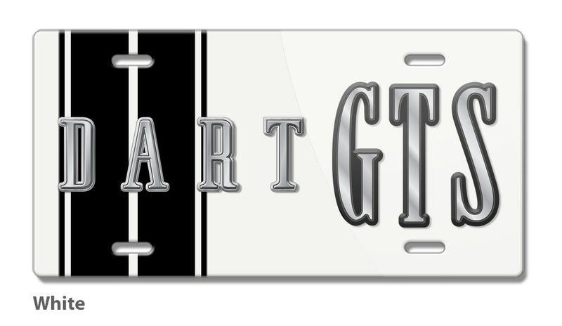 Dodge Dart GTS 1968 Emblem Novelty License Plate